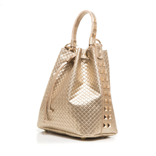 Pouch Bag Metallic Gold