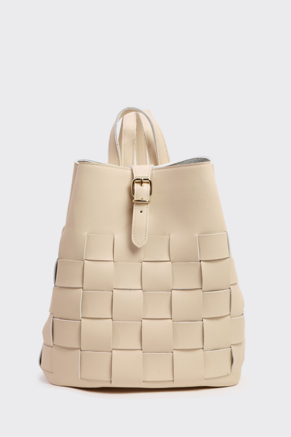 Straw Backpack Creme