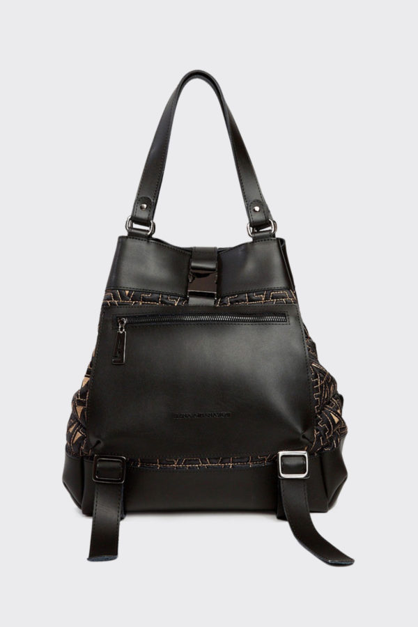 EA Comfort Bag Black Beige