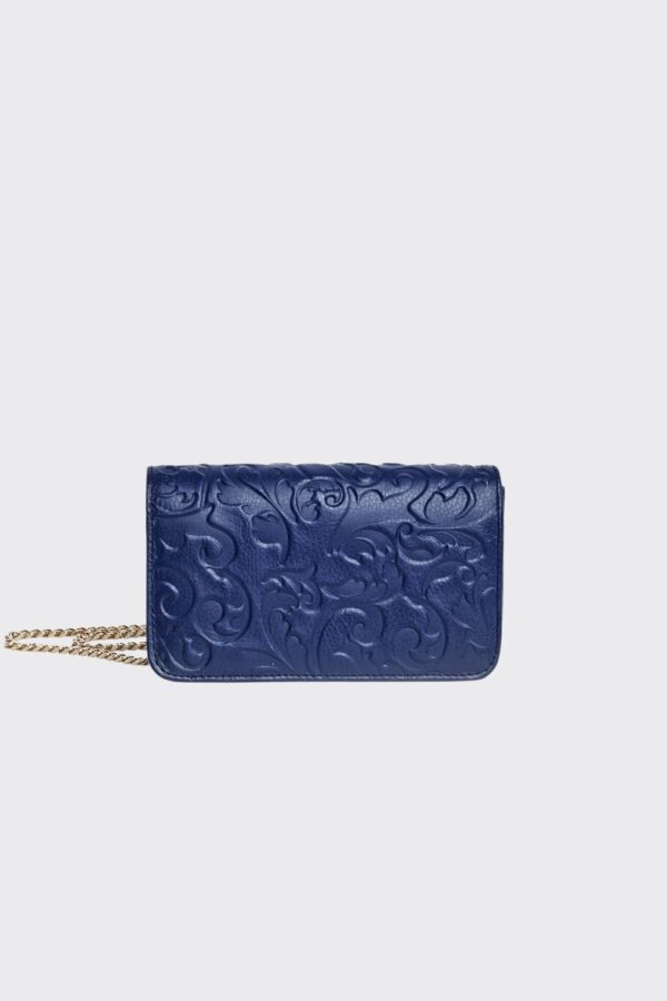 Paisley Baguette Mini Royal Blue