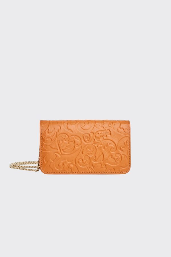 Paisley Baguette Mini Orange
