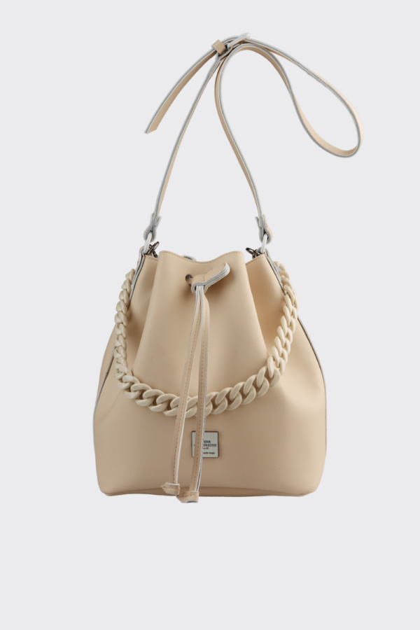 Chain Pouch Bag Creme