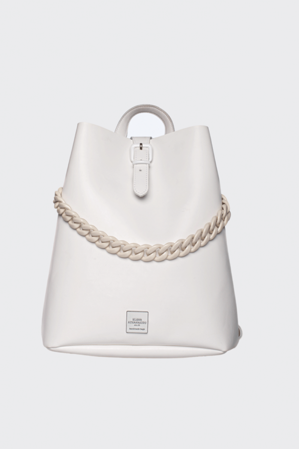 Chain Backpack White