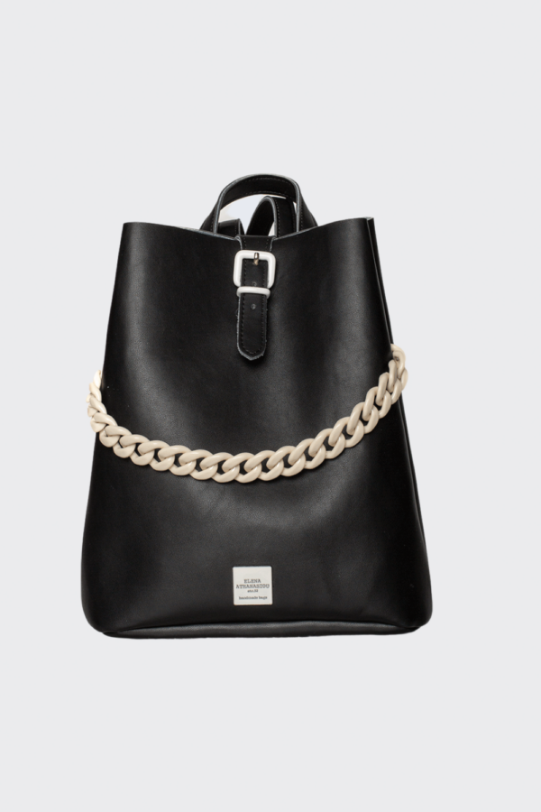 Chain Backpack Black