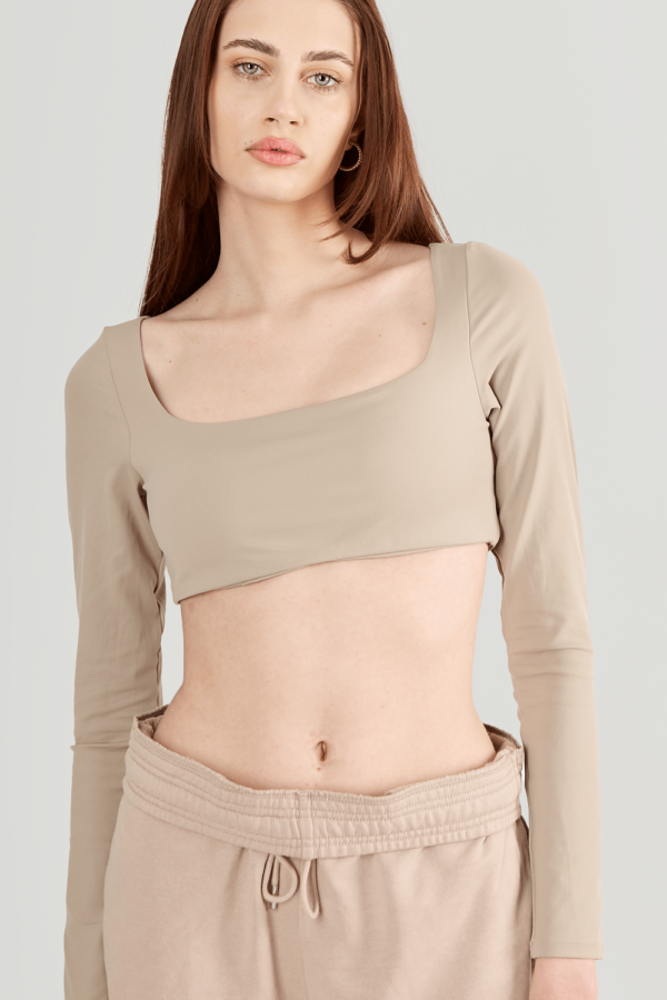 Ariana Crop Top Sand