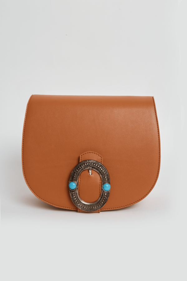 In The Island Crossbody XL Cognac