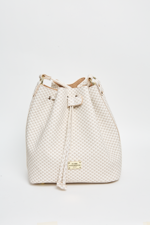 Cube Pouch Bag White