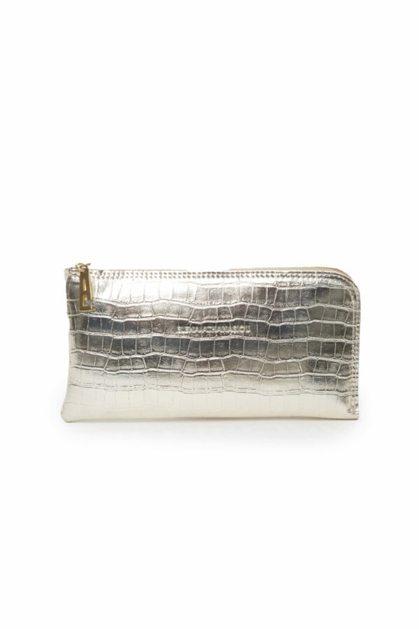 Croco Clutch Gold