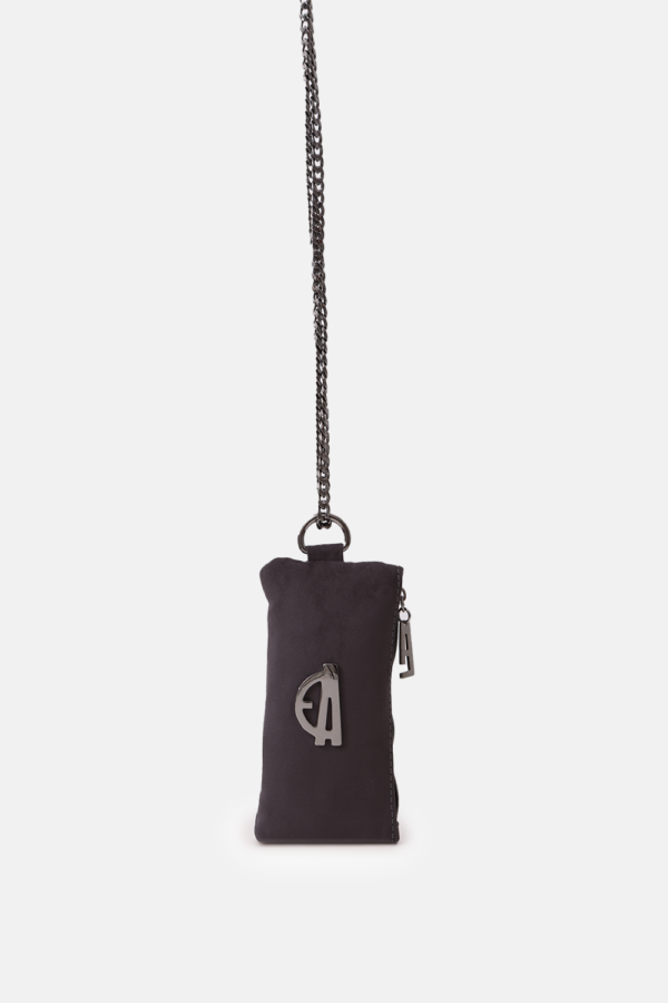 Chain Phone Wallet Grey
