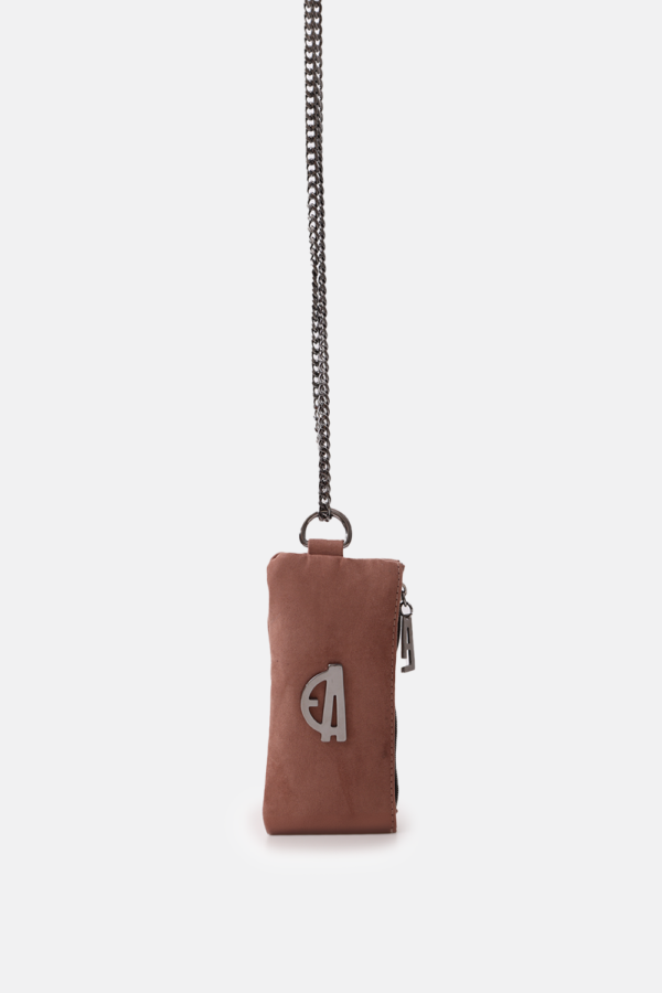 Chain Phone Wallet Nude