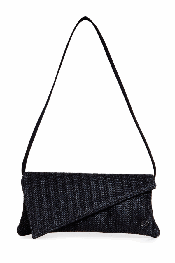 Cap Clutch Straw Black