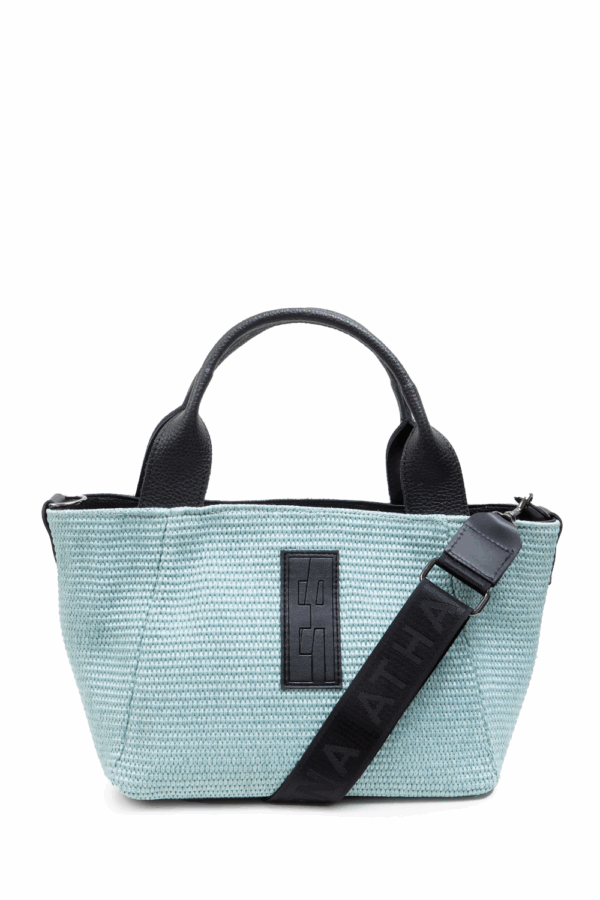Classy Handbag Straw Mint